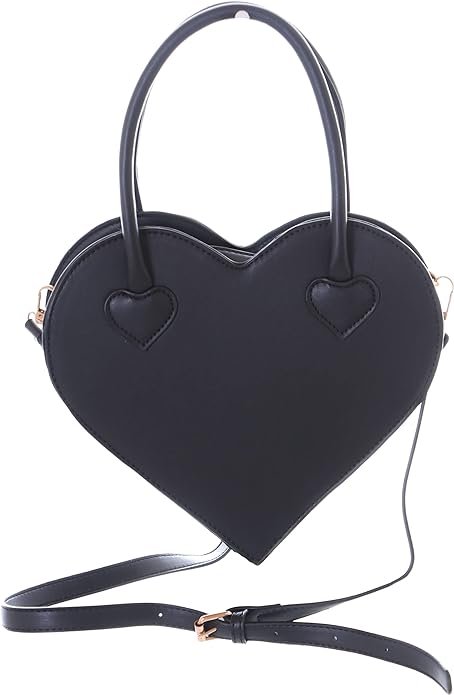 Bolso forma Corazón Negro Punk