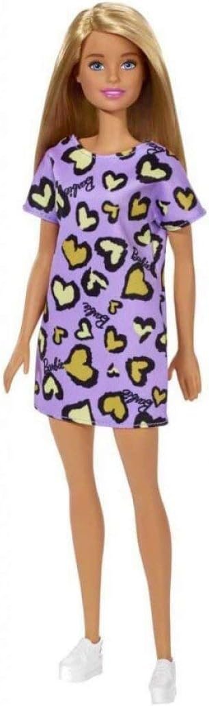 Barbie Vestido Lila con Corazones