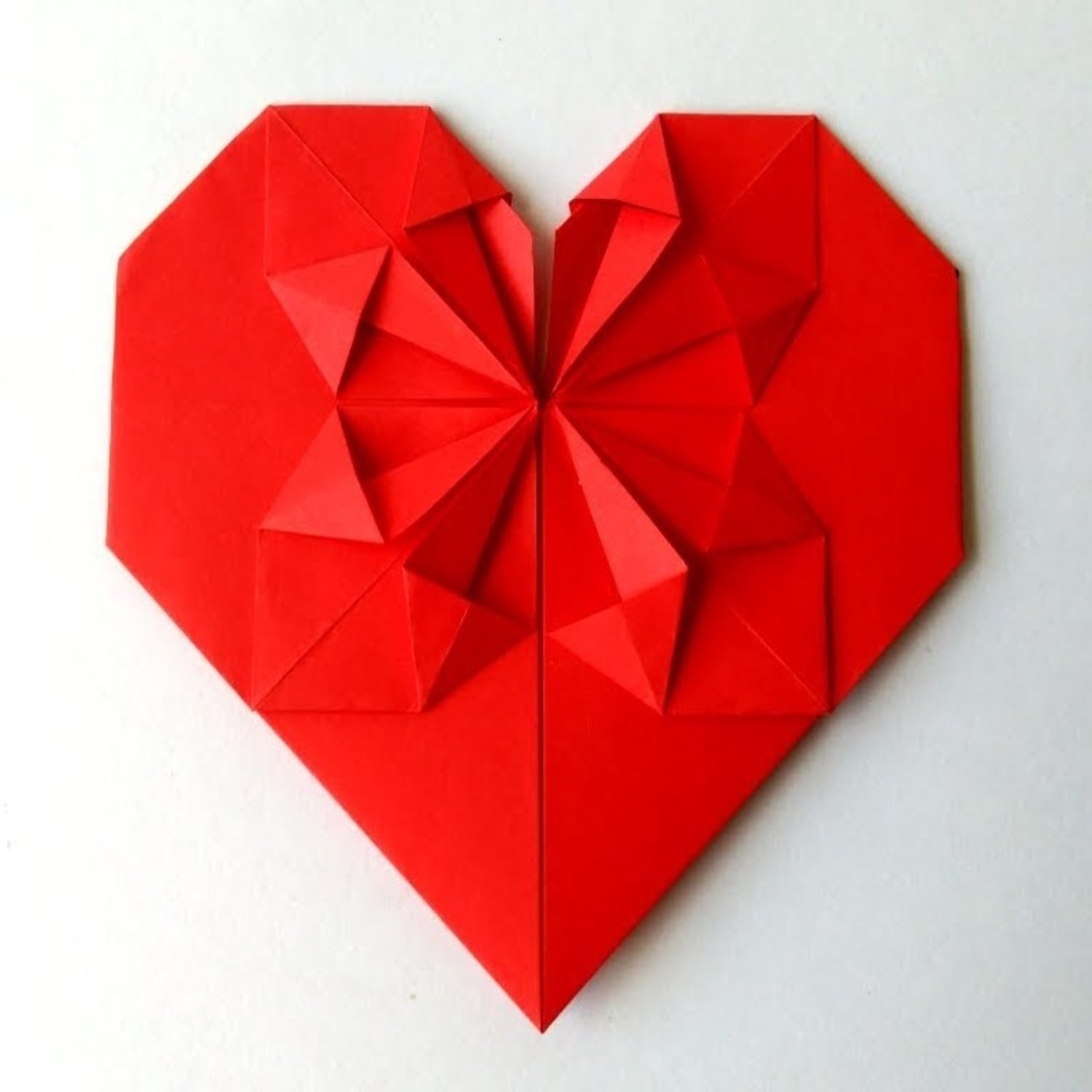 CORAZON DE PAPEL ORIGAMI